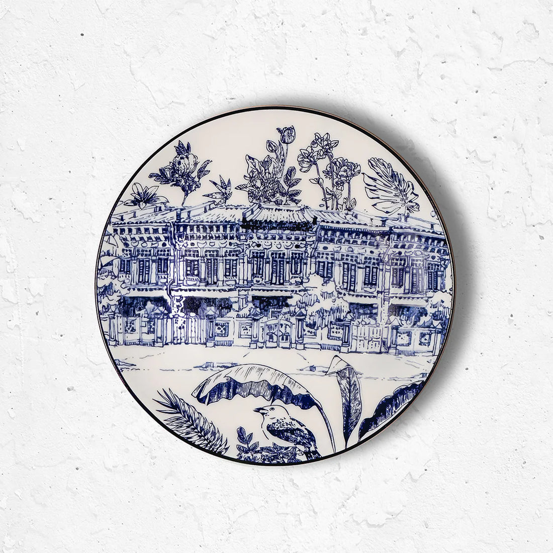 Bone China Round Plate - Koon Seng