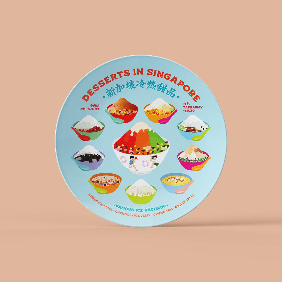 Dessert Melamine Plate