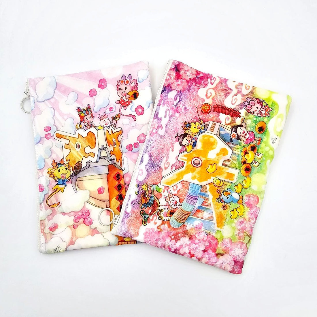 Dragon Year CNY 2024 | 龙宝步步高 Soaring Higher Longing Further Zipper Pouch