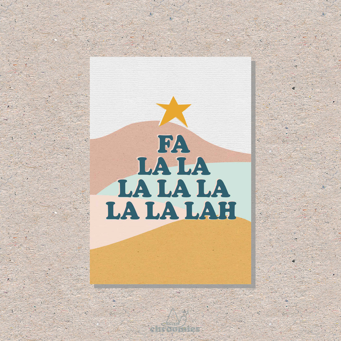 Fa La Lah Christmas Card