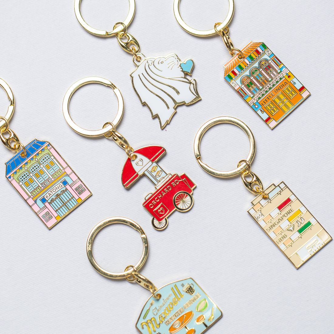 Singapore HDB Keychain