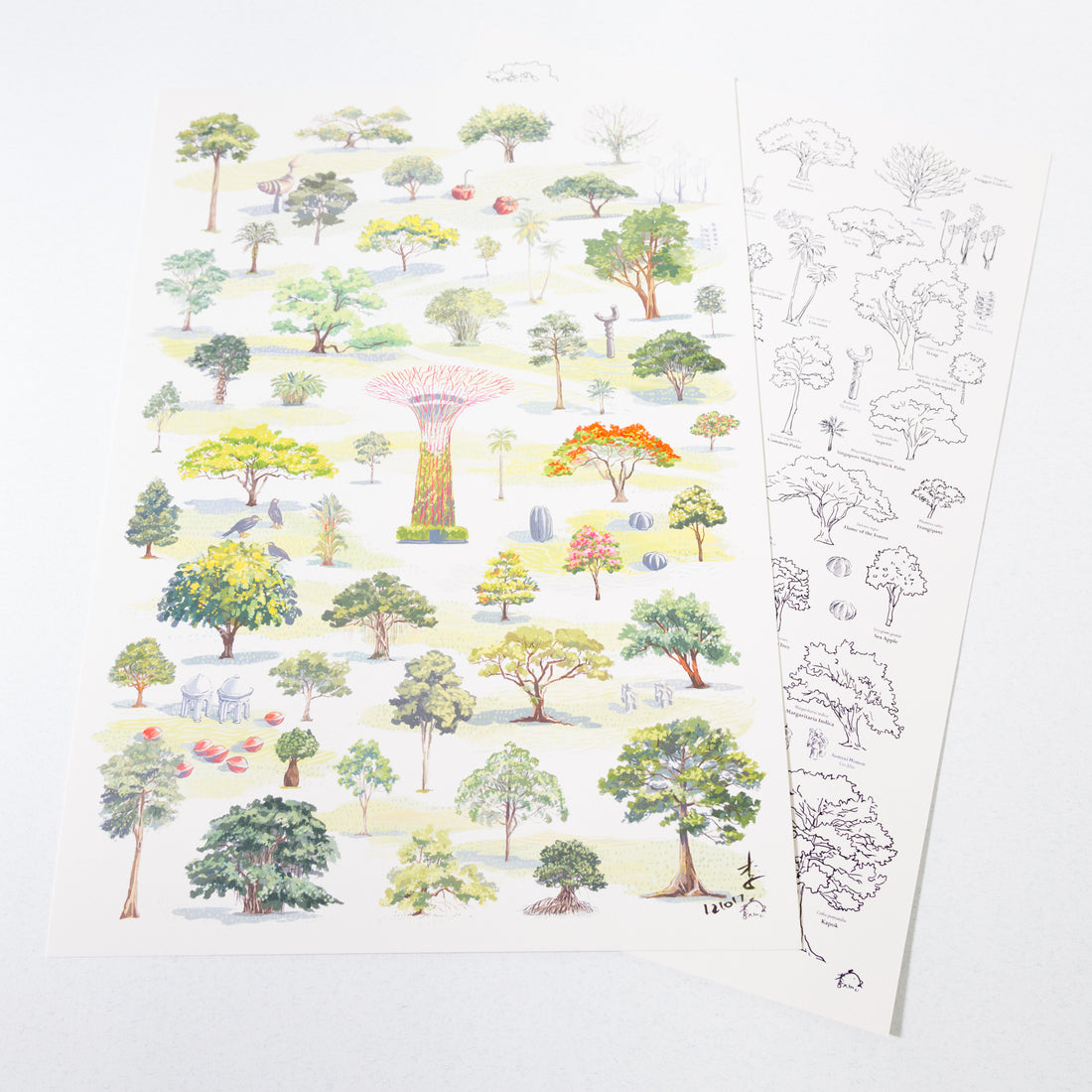 Trees of Singapore Print