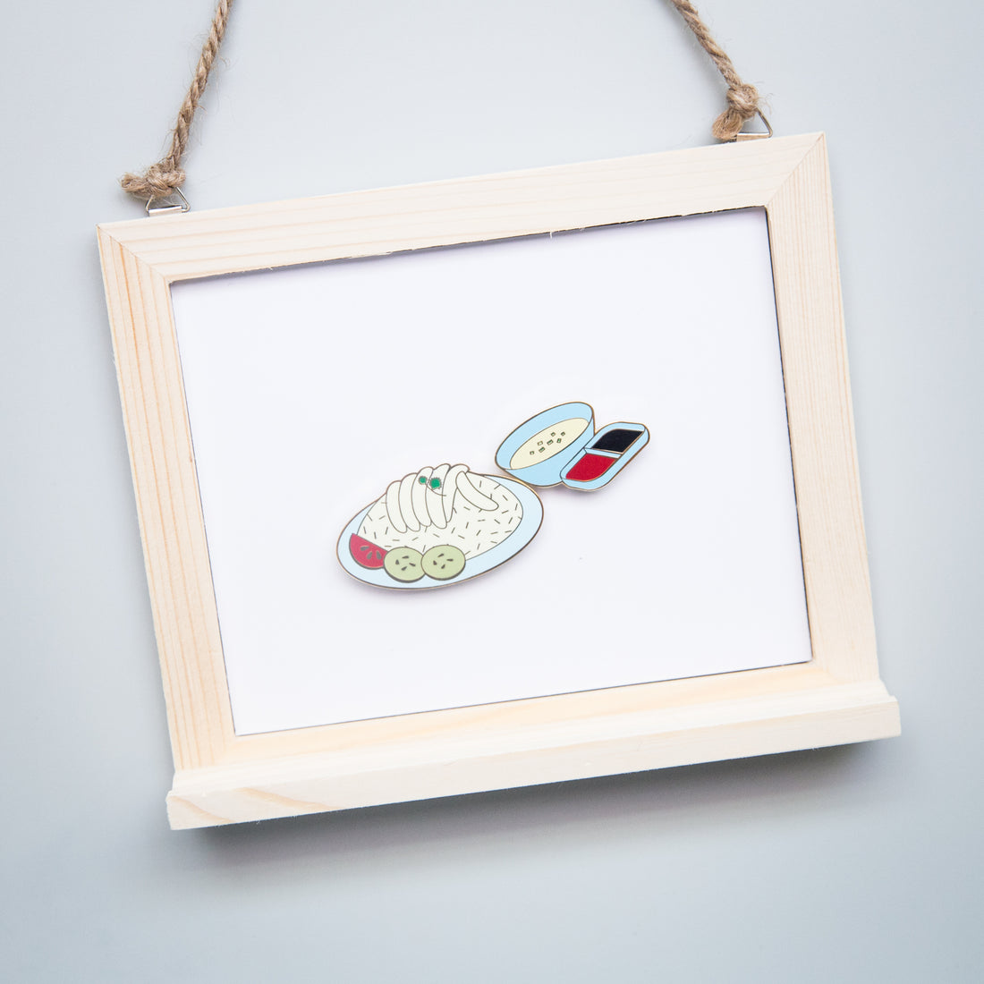 Chicken Rice and Sauce Soup Magnet Set
