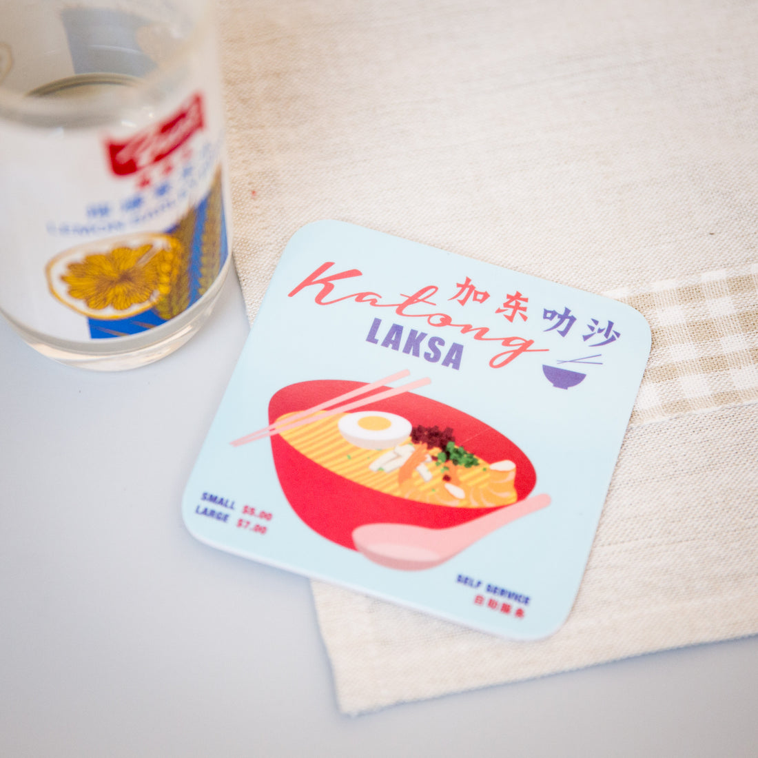 Katong Laksa Melamine Coaster