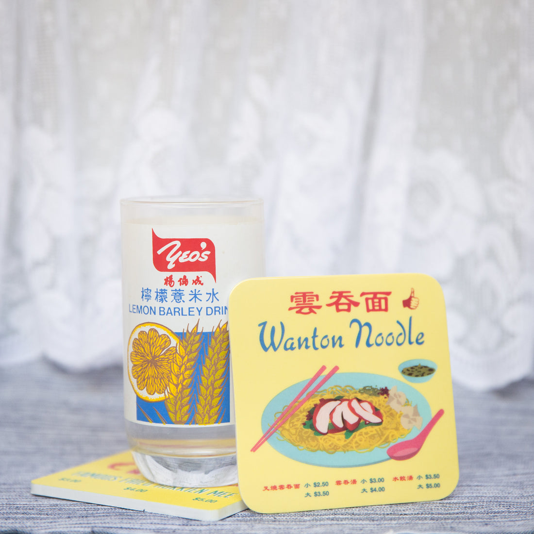 Wanton Mee Melamine Coaster
