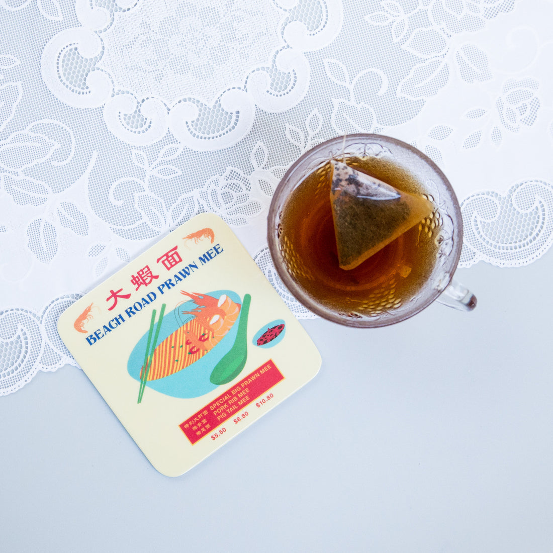 Prawn Mee Melamine Coaster