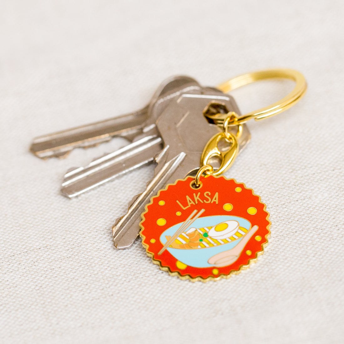 Laksa Keychain