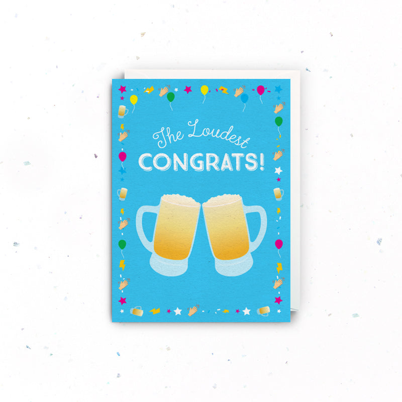 Congrats Cheers Card