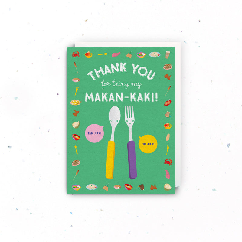 Makan Kaki Thank You Card
