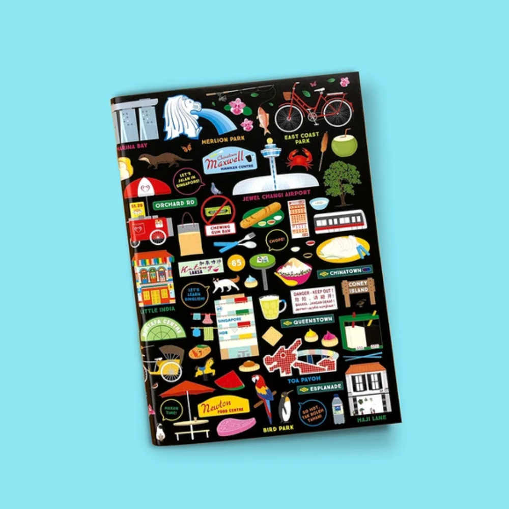 Let's Jalan in Singapore Notebook (Black)