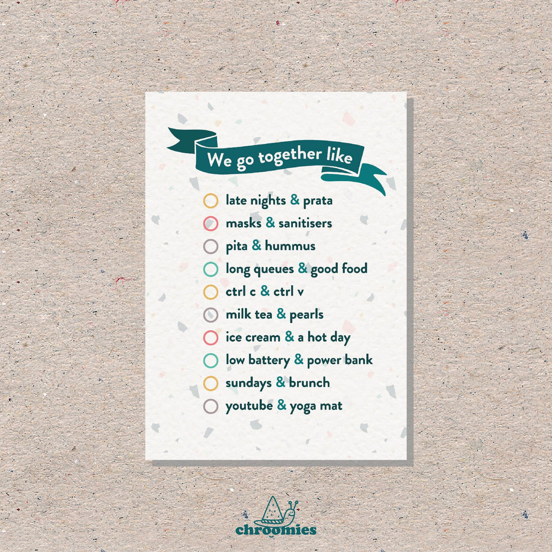 We Go Together Greeting Card