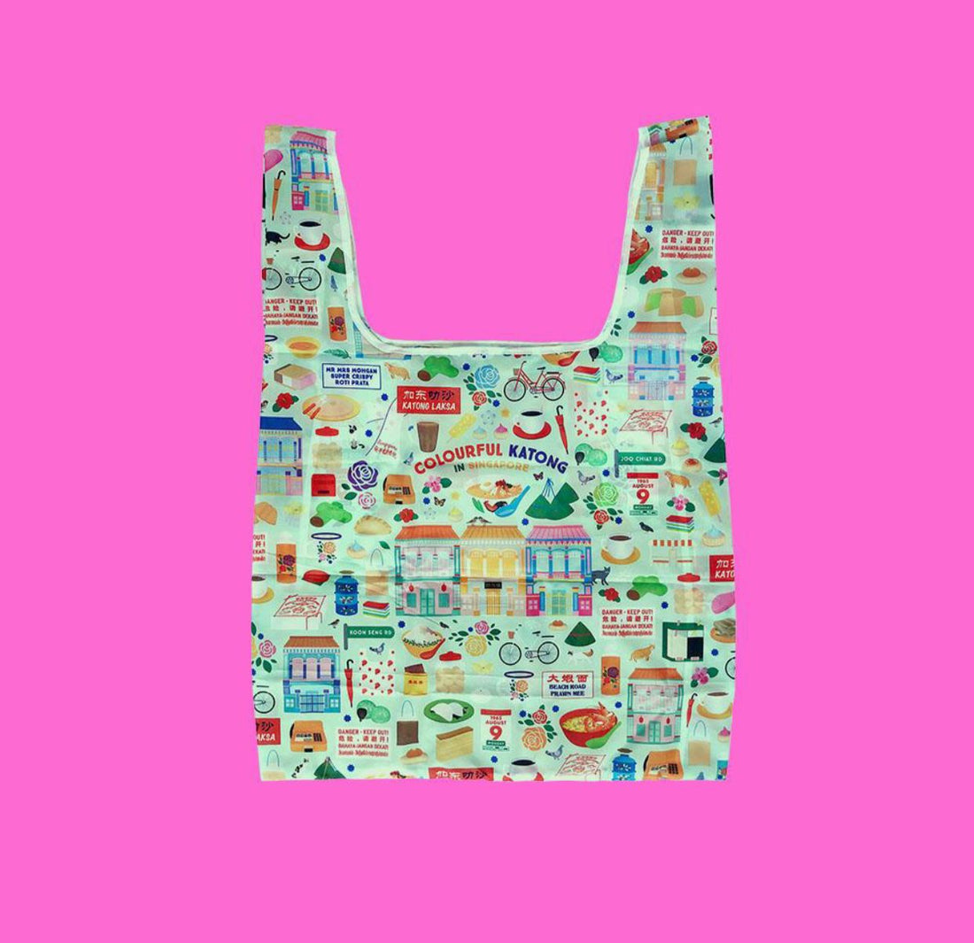 Colourful Katong In Singapore Shopper Bag