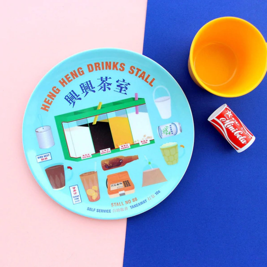 Heng Heng Drinks Stall Melamine Plate