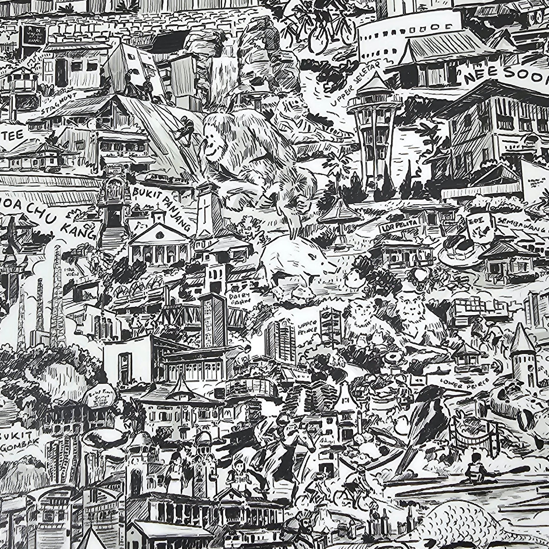 Lee Xin Li | Peta Singapura III Print – Independent Market