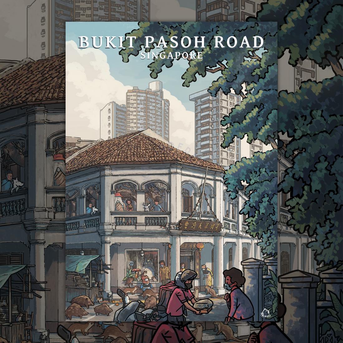 Bukit Pasoh Road Print