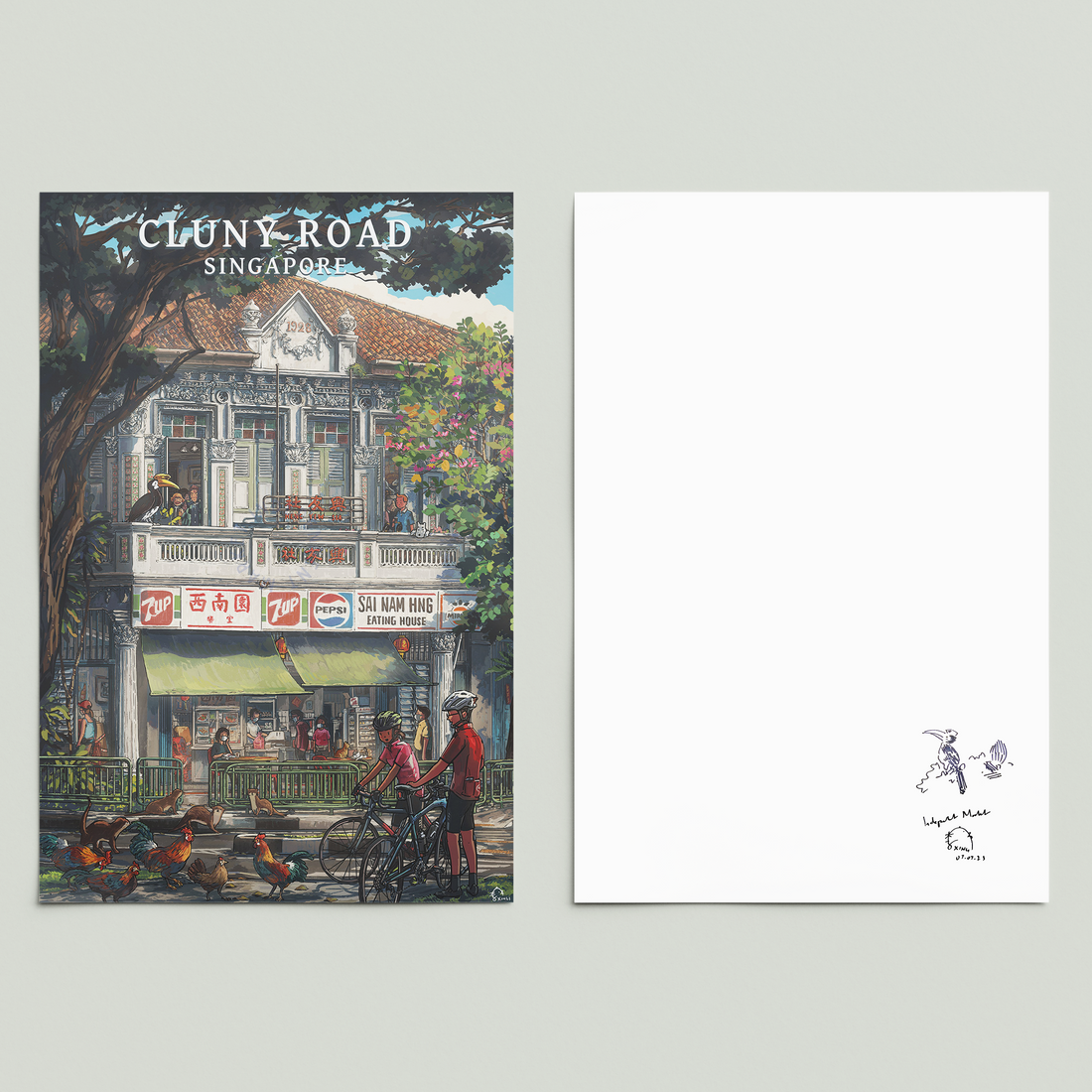 Cluny Road Print