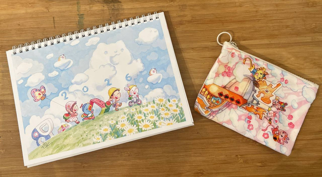 Ah Guo 2026 Desktop Calendar