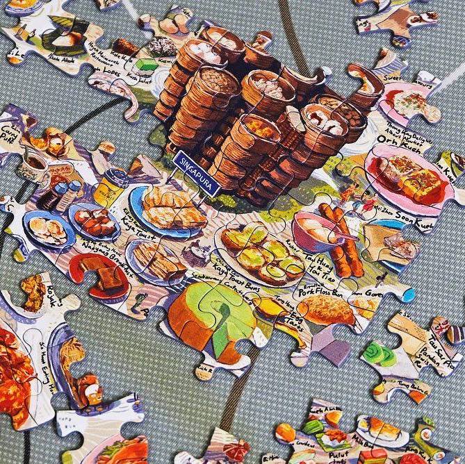 Come Makan Makan Puzzle Set (504 pieces)