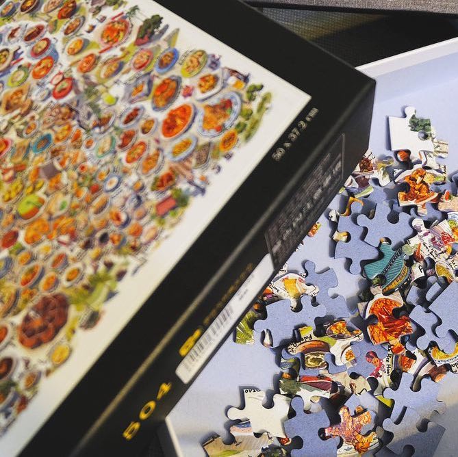 Come Makan Makan Puzzle Set (504 pieces)