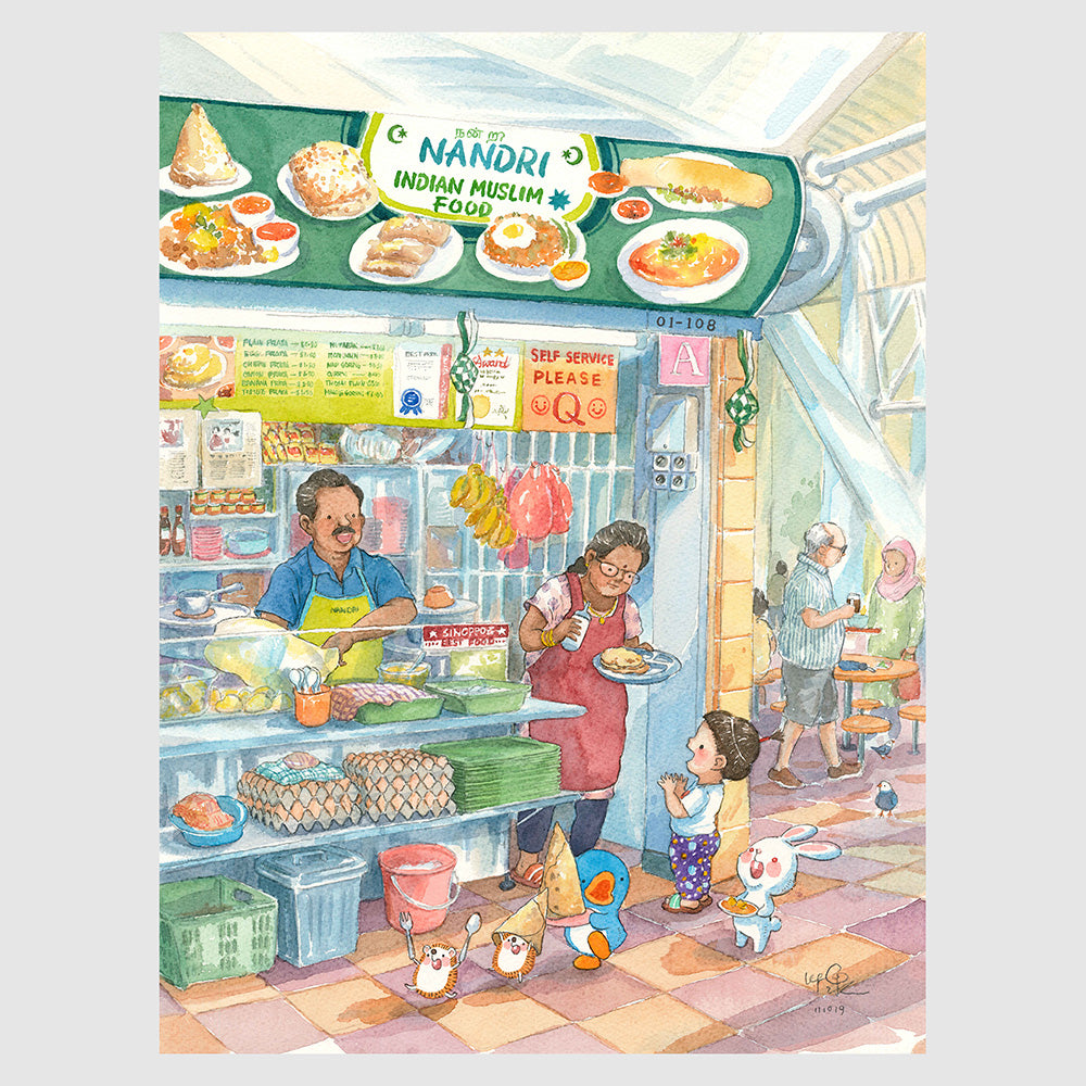 Hawker Culture Postcard Set