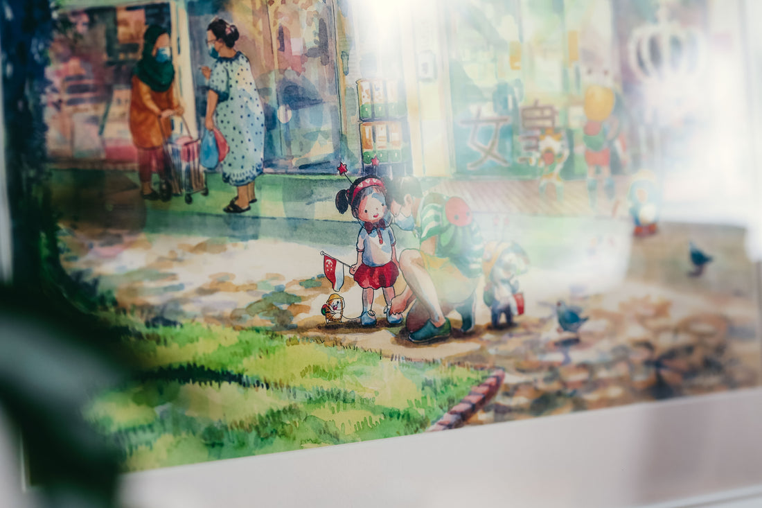 165. Tying Shoelaces with Papa's Love Artwork