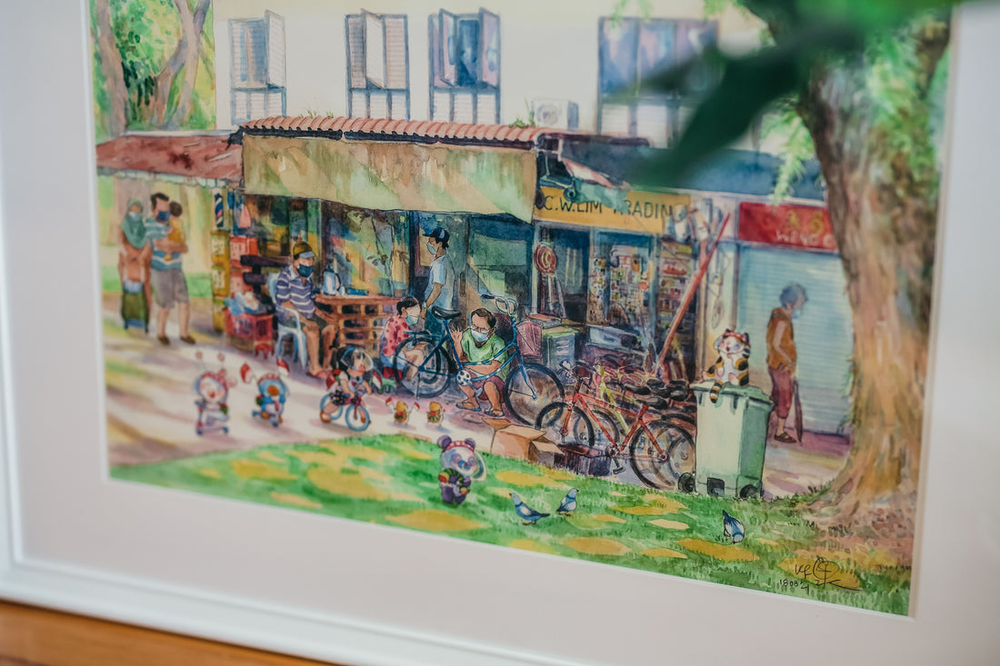 162. Good Morning Uncle Bicycle Artwork