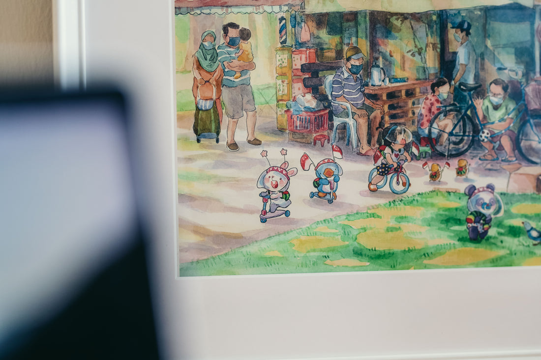162. Good Morning Uncle Bicycle Artwork