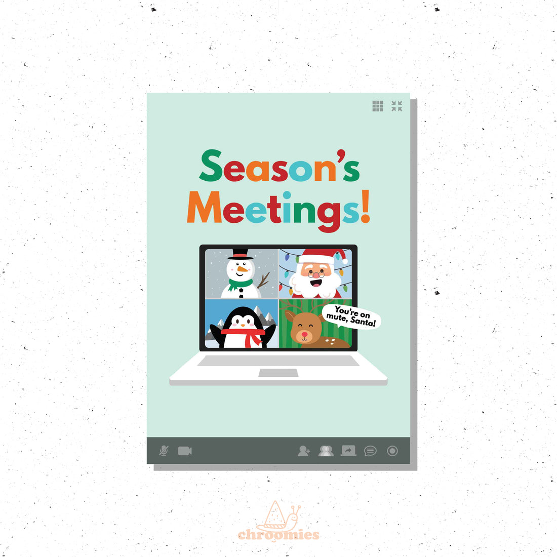 Season's Meetings Christmas Card