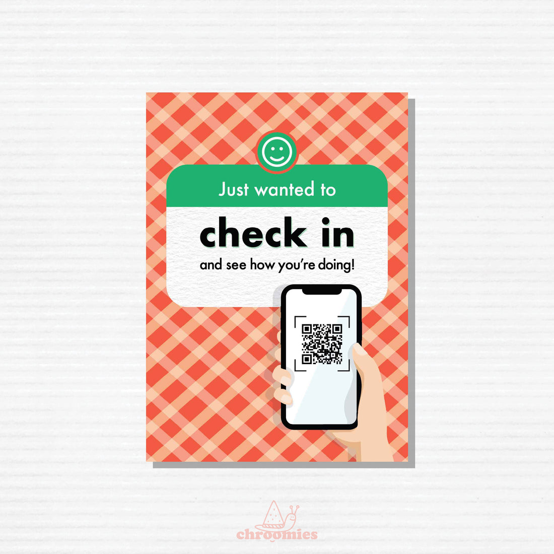 Check In Greeting Card