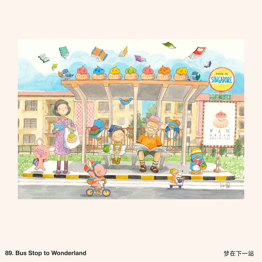 89. Bus Stop to Wonderland Artwork