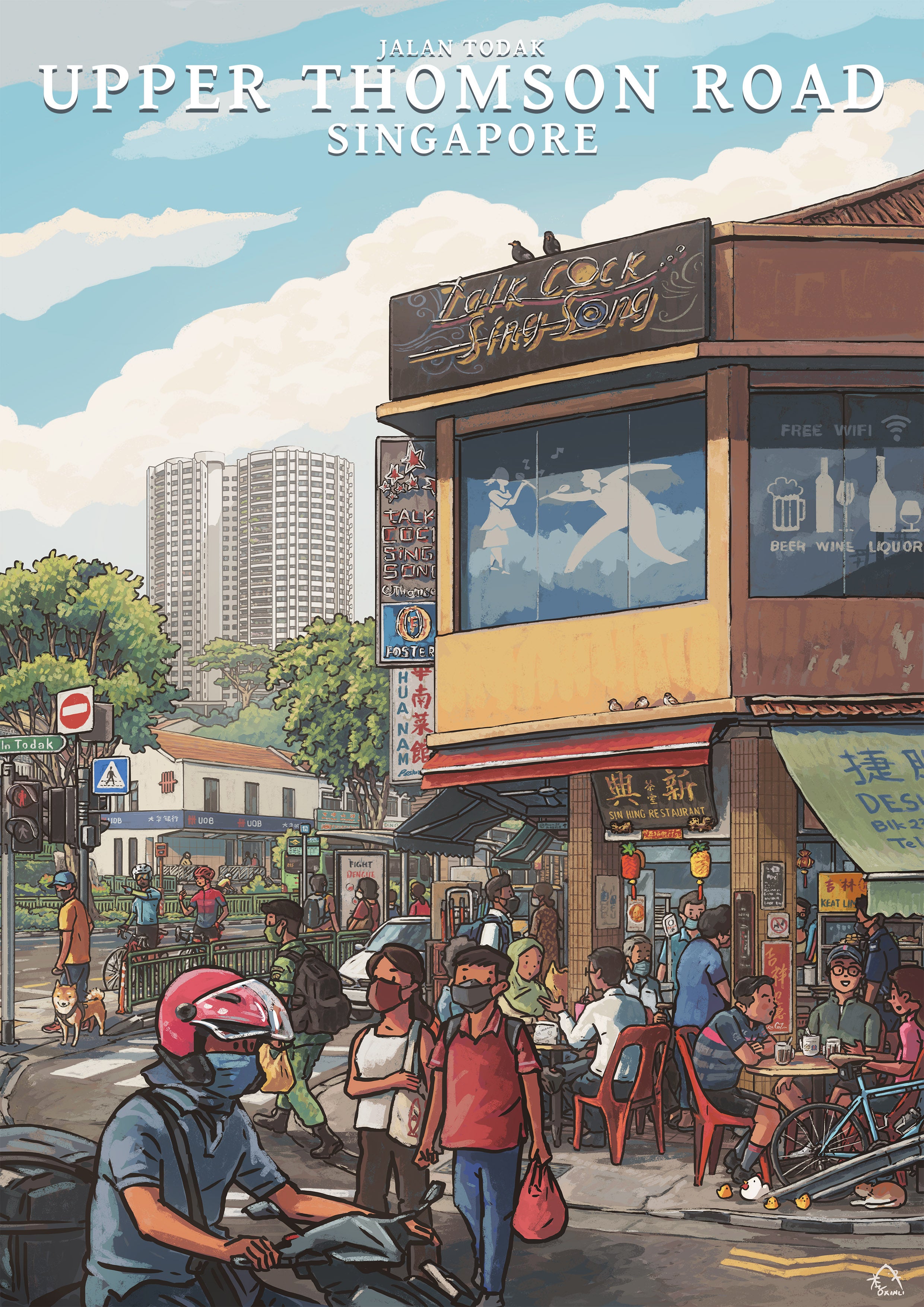 Lee Xin Li | Upper Thomson Jalan Todak Print – Independent Market