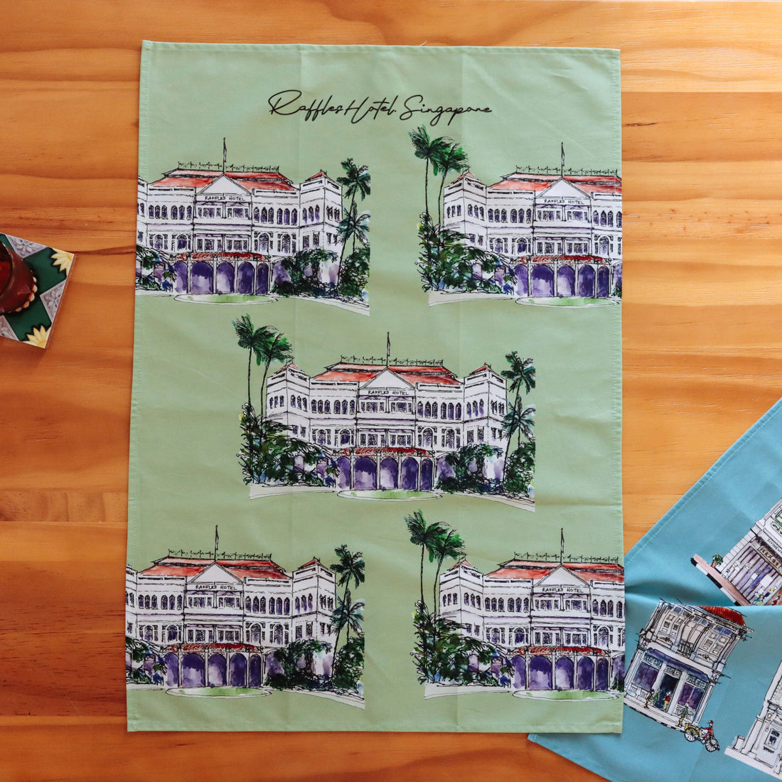 Raffles Hotel Organic Cotton Tea Towel