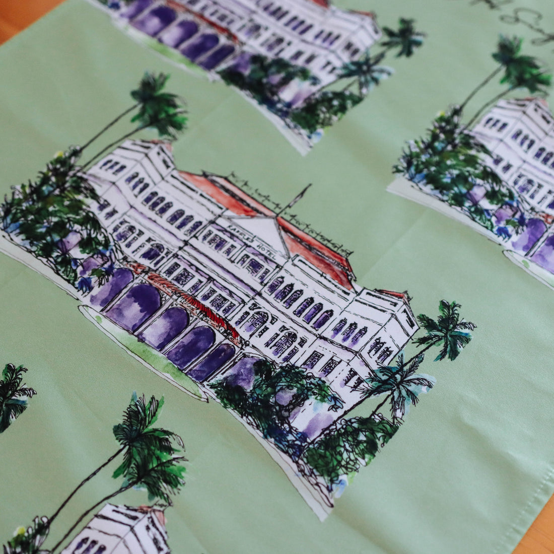 Raffles Hotel Organic Cotton Tea Towel