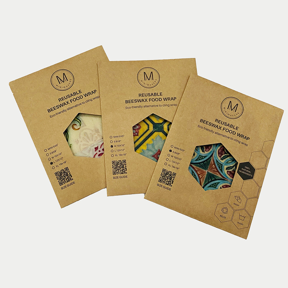 Peranakan Green Peranakan Tiles Beeswax Food Wrap
