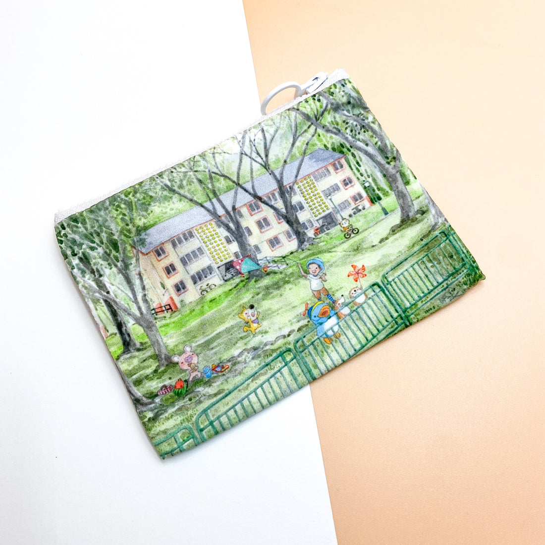 Ah Guo '12 Views of Tanglin Halt' Coin Pouch