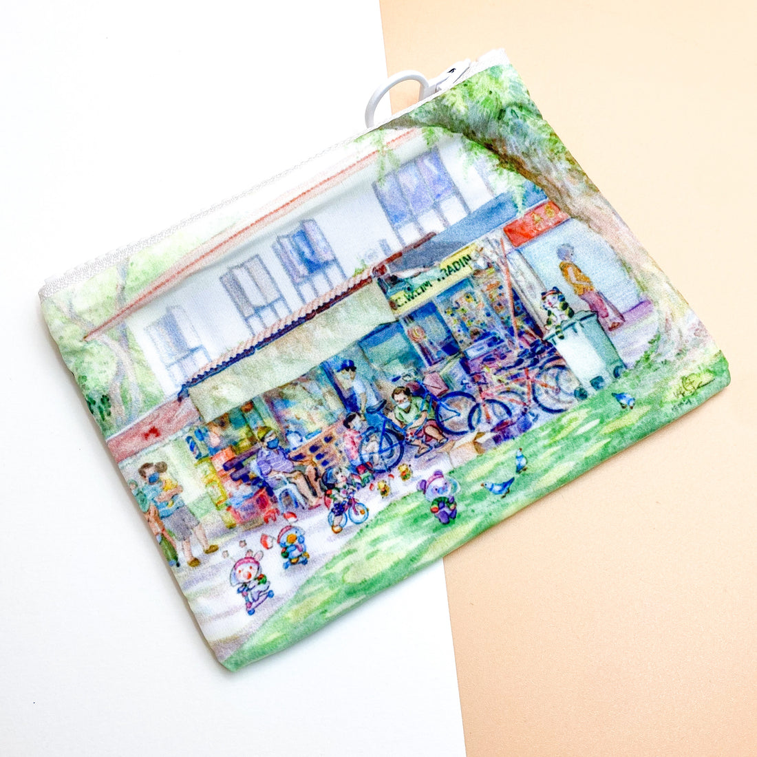 Ah Guo '12 Views of Tanglin Halt' Coin Pouch
