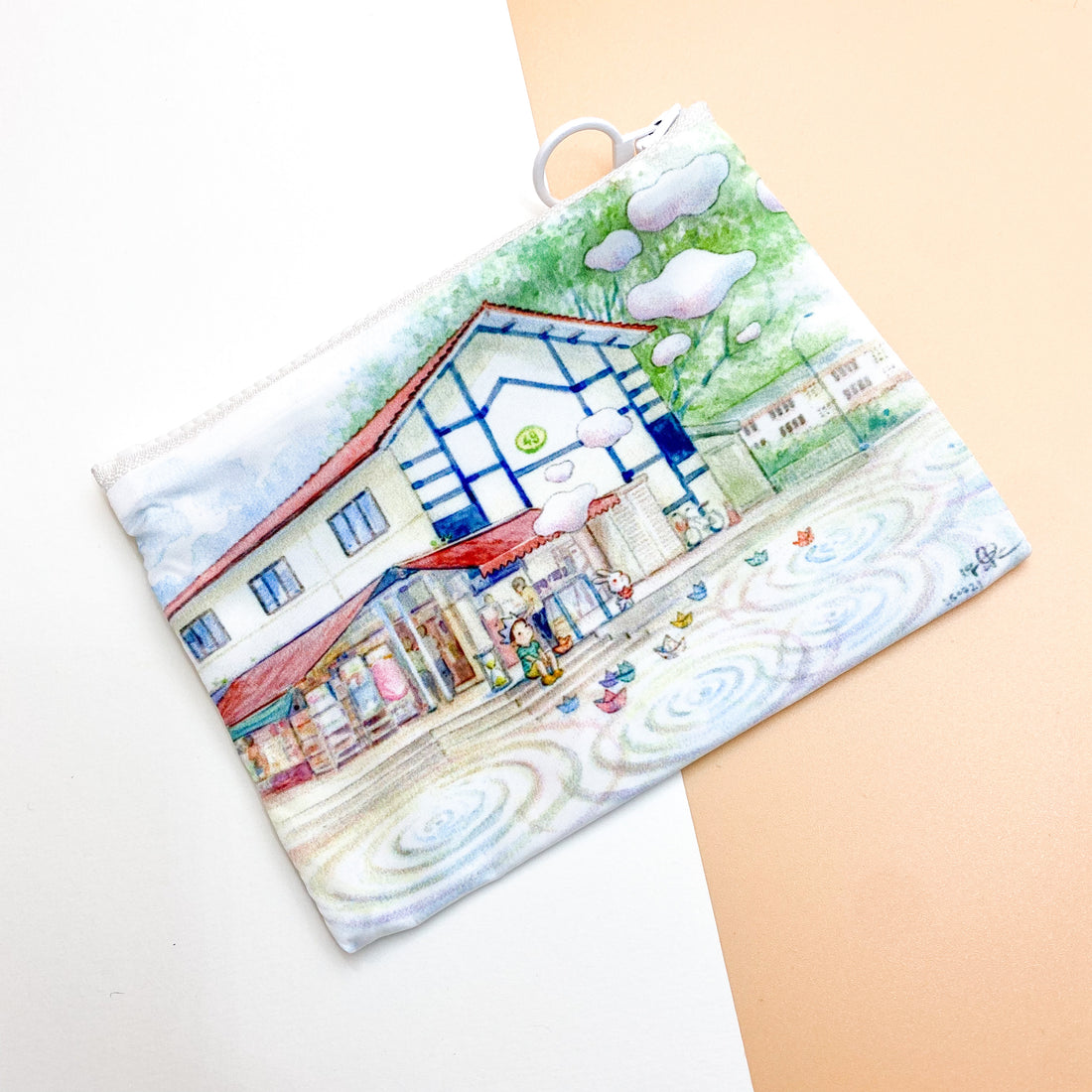 Ah Guo '12 Views of Tanglin Halt' Coin Pouch