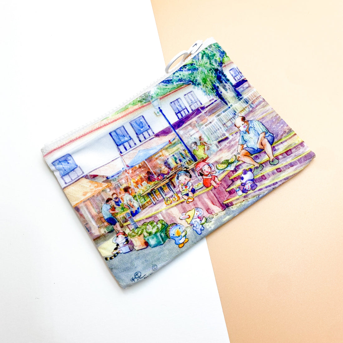 Ah Guo '12 Views of Tanglin Halt' Coin Pouch