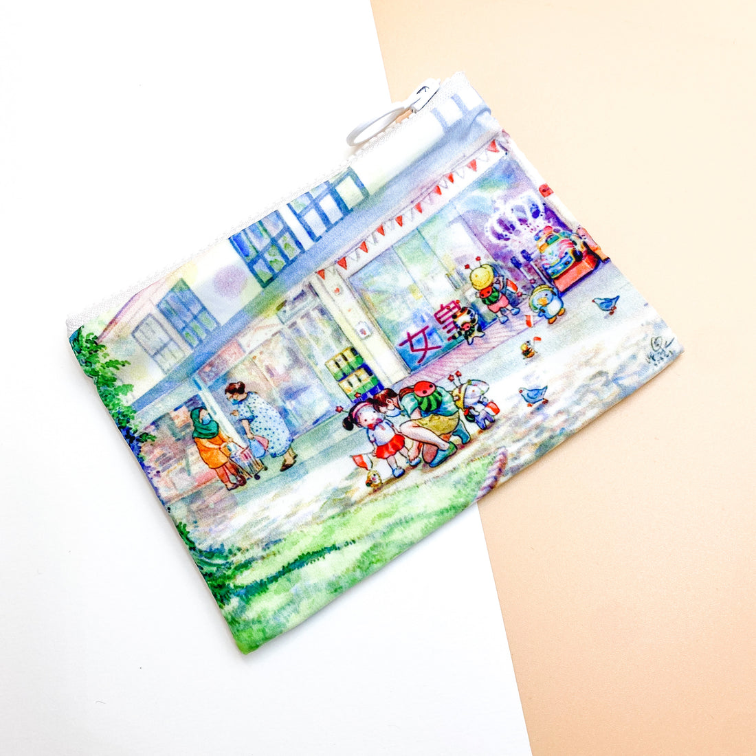 Ah Guo '12 Views of Tanglin Halt' Coin Pouch