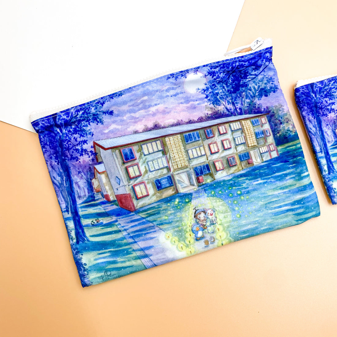 Ah Guo '12 Views of Tanglin Halt' Zipper Pouch