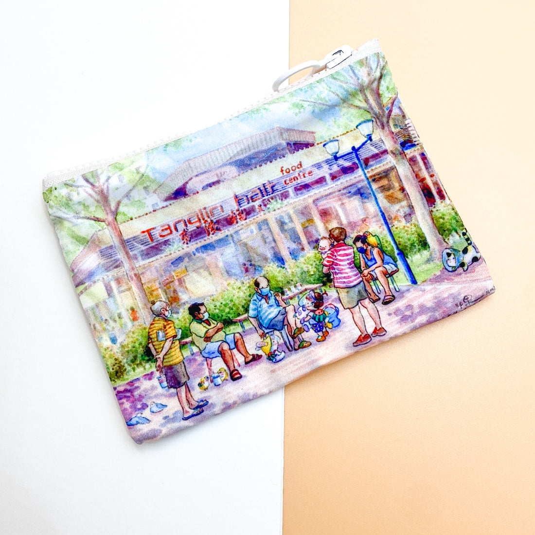 Ah Guo '12 Views of Tanglin Halt' Coin Pouch