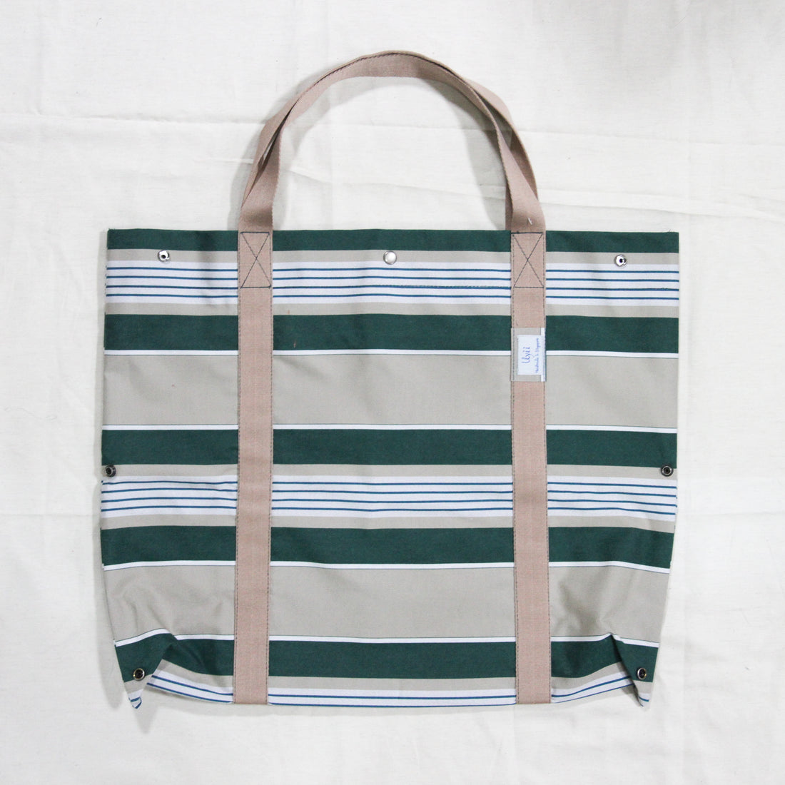 Green Stripe 2D3D Bag