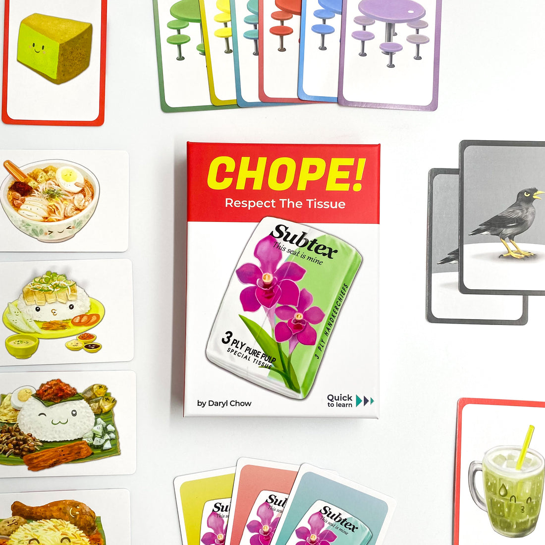 Chope! Respect The Tissue Card Game