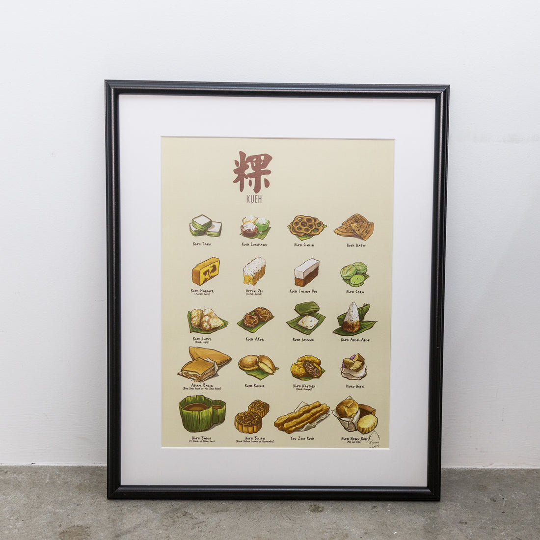 Kueh III Print (Kueh Tako)