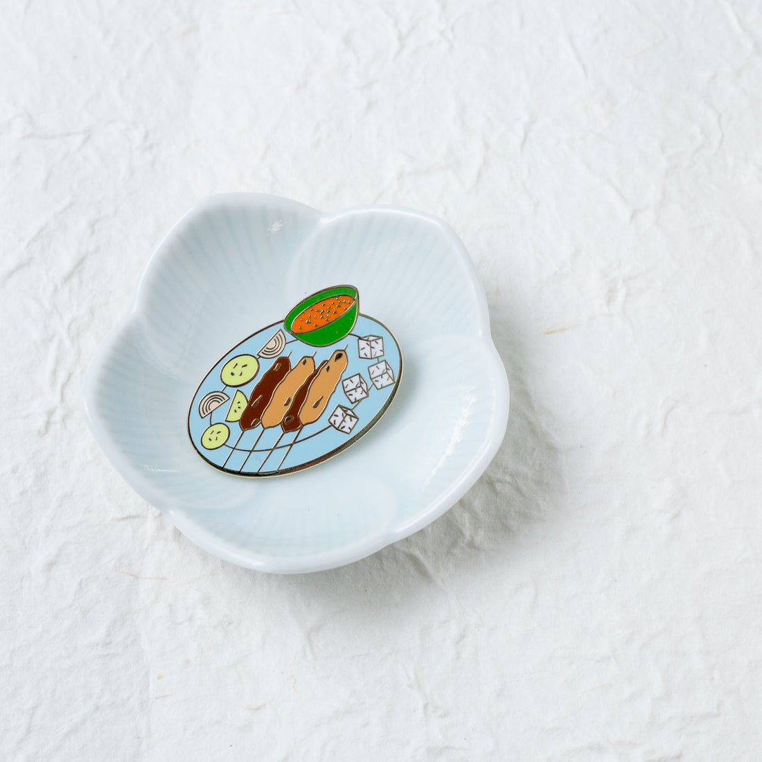 Satay Brooch