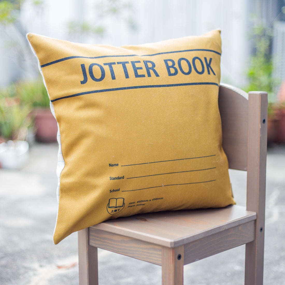 Jotter Book Cushion Cover
