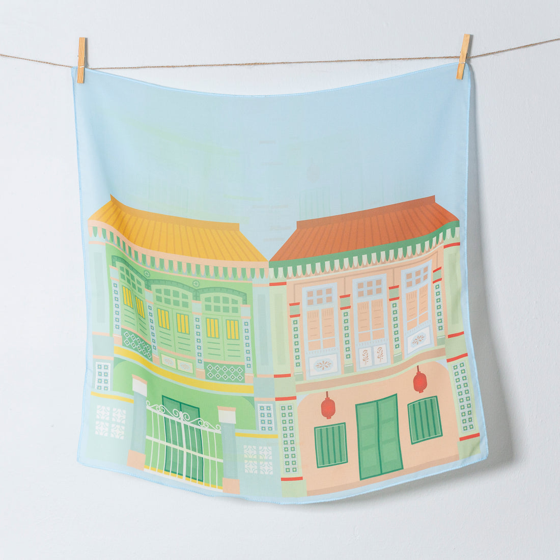 Two Shophouses Scarf