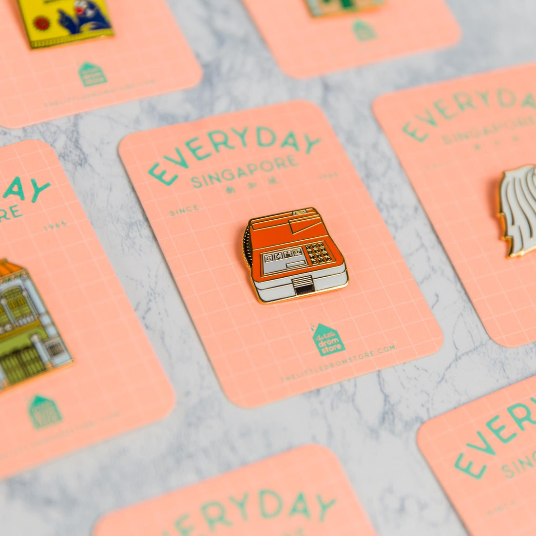 Kopitiam Phone Brooch