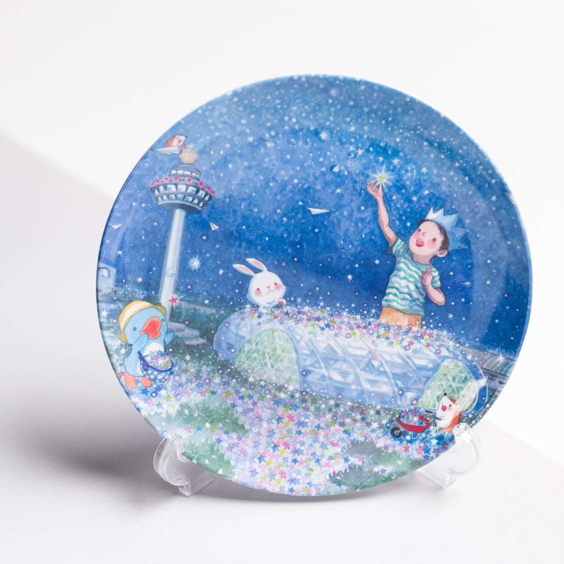 Twinkling Jewel Melamine Plate