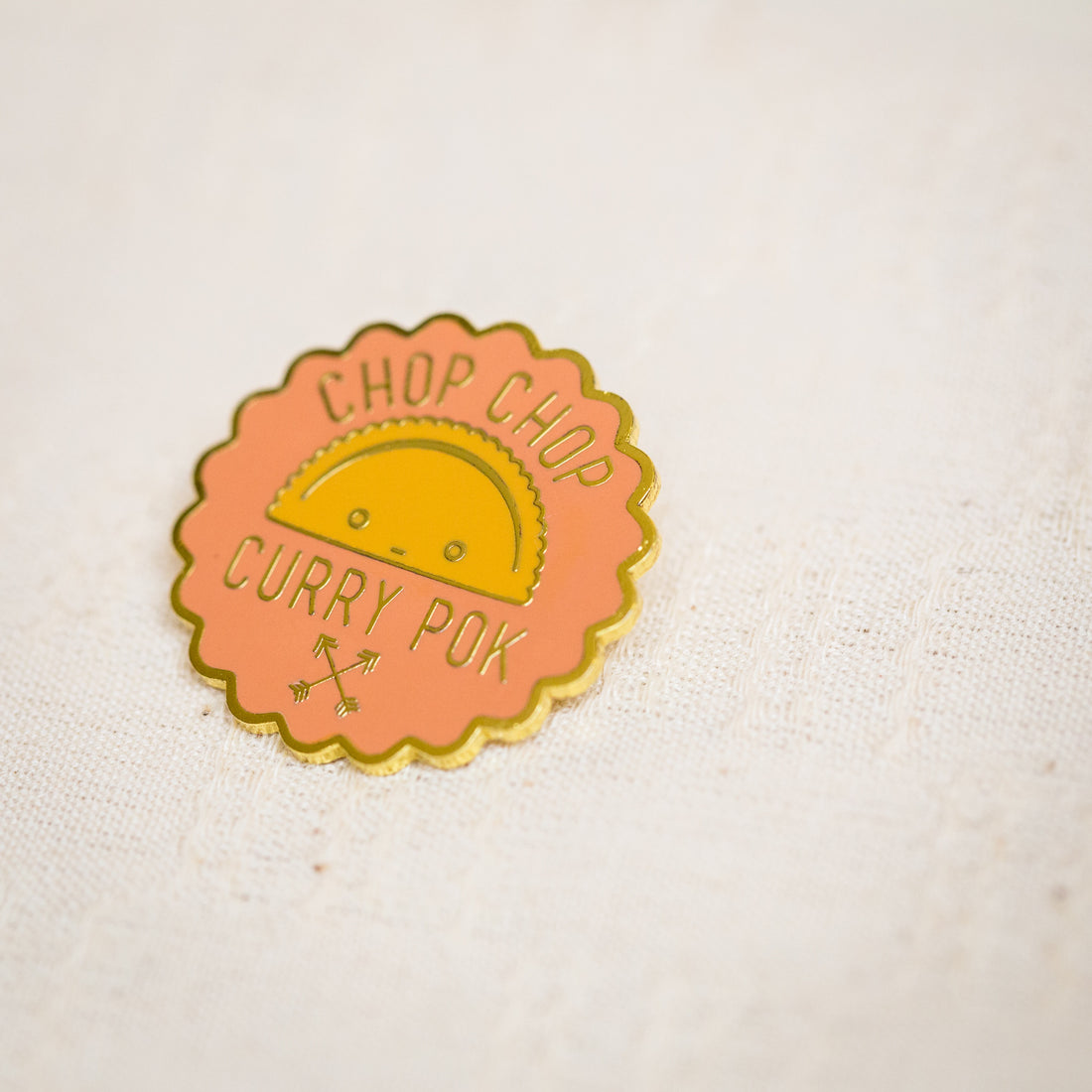 Chop Chop Currypok Brooch